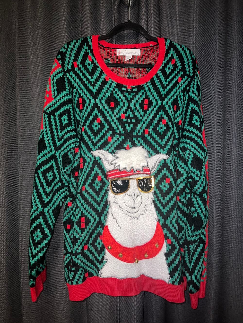 Ugly Christmas Sweater Xmas Size XXL Llama